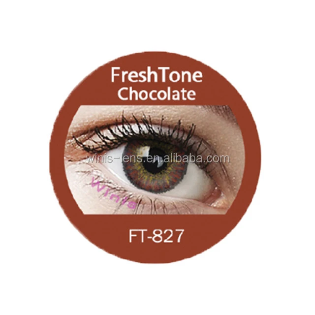FreshTone Charming Jade green cosmetic contact lenses from Korea at Wholesale Prices