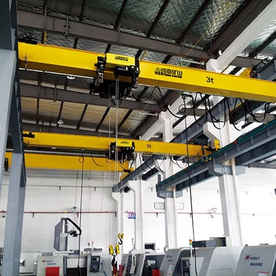 FRTS  European 5T 10T Remote control Single Girder Warehouse Overhead Crane winch lifting Schneider electrical components