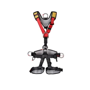 full body safety harness for mountaineering and rock climbing rescue CE EN362  Support customized trademarks and packaging