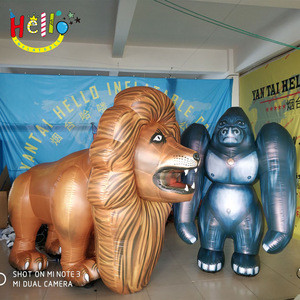 Buy Full Printing Walking Inflatable Lion Cartoon Character Costume ...