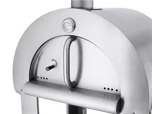 Full stainless steel wood fired pizza oven