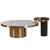 Import Functional style new generation high quality round metal coffee table from China