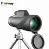 FW-M1042A  Portable HD Monocular Telescope 10x42 Waterproof Anti-Shock  Outdoor Sporting Telescope with Quick Smartphone Holder