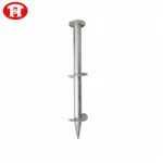 Galvanized Factory Price Solar System Ground Screw For Solar Panel Mounting Rack