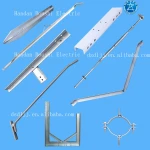 Galvanized Steel Brace Angle Pole Line Hardware Vertical Angle Braces Cross Arm  Ovehread Power Accessories