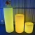 Import garden lighting cylindrical lamp rechargeable color changing remote control led pillar column light from China