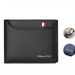 Genuine Leather WalletMen Wallets Coin Purses Credit Cards Holder Pocket Men's Purse Coin Pouch Short Male Wallet