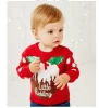 Girl christmas cartoon style suit sweater female baby sweater