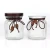 Import Glass jar supplier kitchen use 10oz 300ml wide mouth clear airtight glass food storage jar with wooden lid from China