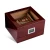 Import Glass Top Handcrafted Cedar Humidor Cigar Box with Front Digital Hygrometer Humidifier Gel and Accessory Drawer Holds from China