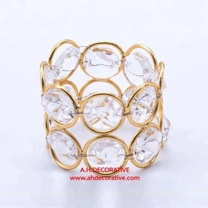 Gold Crystal Napkin Ring