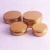 Import Golden Cosmetic Lip Balm Eye Shadow Metal Tins Empty Container Aluminum Jars from China