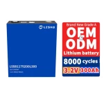 Golden Supplier Lisha Best Price 3.2V 300Ah LiFePO4 Prismatic Rechargeable Battery Cell Battery Electric Bicycle scooters