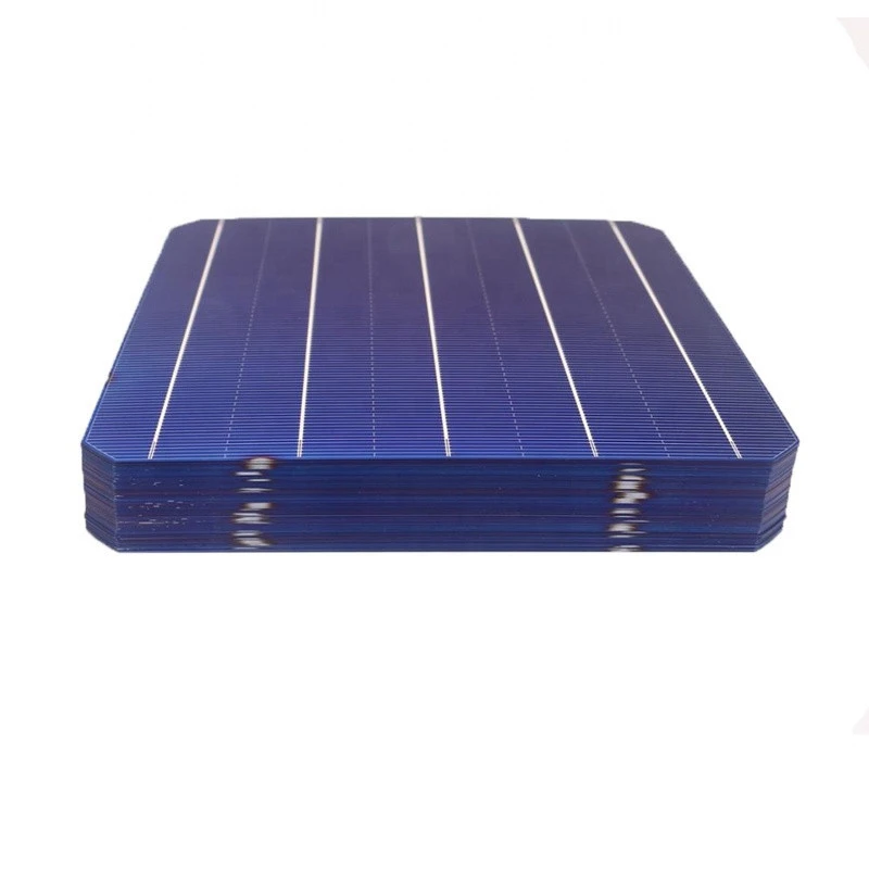 Good quality energy-saving 156.75*156.75mm 2bb 3bb 4bb 5bb 6bb 9bb 12bb mono solar cell  pv cells for solar panels