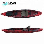 Gradient style sit on top chair fishing kayak with water pedal and and rudder