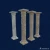 Import greek marble columns for sale/marble pillars and columns for interior from China