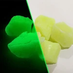 Green Luminous Decorative Polished River Pebble Garden Glow Paving Stone