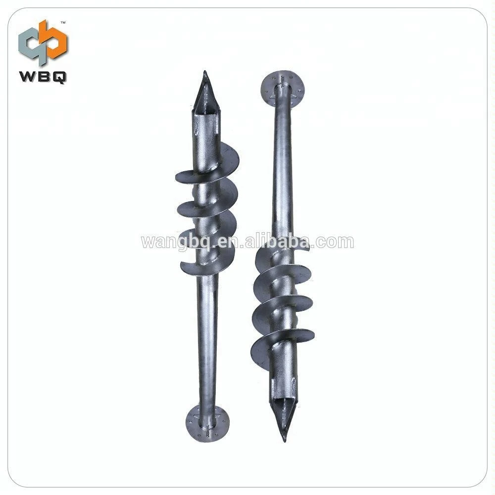 Ground Screw Pole Anchors WBQ China for Export