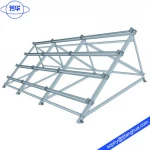 Ground Solar Racking Mounting Panel Screw System Structure