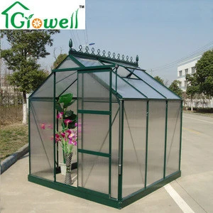Growell good quality aluminium vegetable Agricultural garden greenhouse