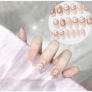 Guangzhou 7ml Mini Strong Adhesive Fake Acrylic False Nail Tip Glue for Manicure Decoration with Brush inside