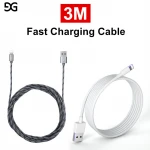 GUSGU brand 3M long fast charging cable usb data cable manufacturing machine automatic phone data cable for iPhone