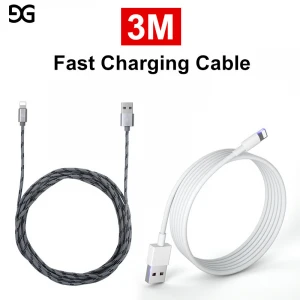 GUSGU brand 3M long fast charging cable usb data cable manufacturing machine automatic phone data cable for iPhone