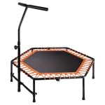 Gym home gymnastics Body Building fitness trampoline with T bar hot sale trampolines Best seller trampoline manufacturer
