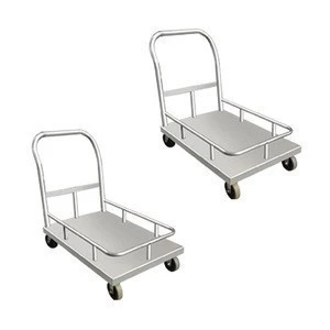 hand trolley truck food handbag stainless steel smokehouse trolley for home
