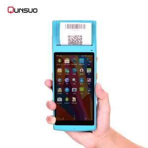 Handheld Safety Holster Rugged PDA Android Barcode Scanner Data Collector Thermal Label Printer NFC/ RFID