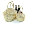 Handwoven Fruit Basket Handmade Hanging Fruit Basket Also Wicker Basket for Wine , Food Storage