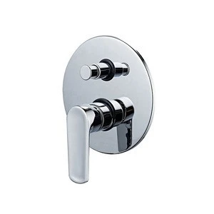 Haojiang gold supplier factory in-wall round single handle wall mounted concealed shower basin mixer