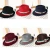 Import Hats wholesale men and women jazz metal accessories small formal woolen warm hat from China