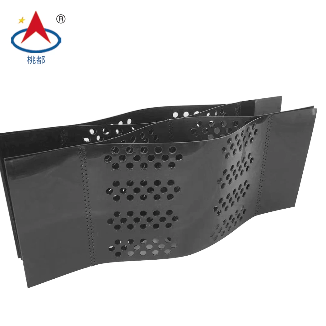 HDPE plastic textured perforated honeycomb Geocell  gravel grids paver manufacturer