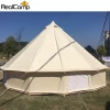 Heavy duty cotton canvas bell tent uk luxury glamping tent