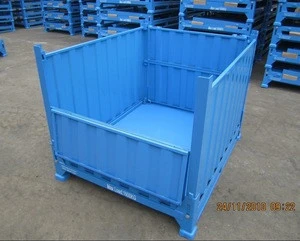 Heavy duty storage pallet cage
