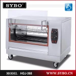 HEJ-268 Commercial gas chicken rotisserie for sale