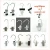 Import HH 6" big chrome steel laundry pins metal clips hook hangers metal coat shoes hat hangers for cloth wholesale from China