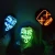 Import High Brightness Halloween Light Up Neon LED Mask Concert Scary Party Cosplay Purge Mask from China