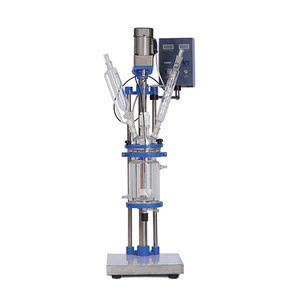 High Efficiency 50L 30L 20L Jacketed Glass Reactor