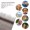 High-end Detail Paint Brush Set 12 Miniature Brushes Art Supplies For A Set