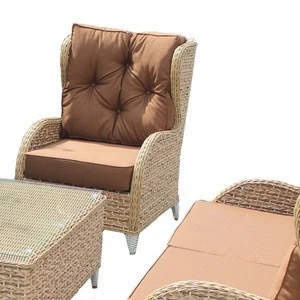 High Ending Garden Set Rattan Outdoor Furniture Wicker European Style Sofa