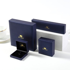 High Grade Velvet Jewelry Earrings Bracelet Ring Necklace Sets Box Display packaging Gift Boxes  organizer Cases