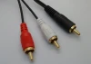 High Quality 3 RCA male to female audio rca video cable Professional Audio Extension Cable
