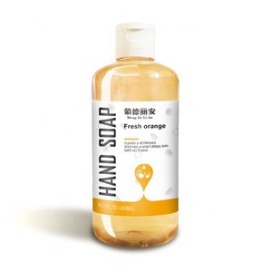 High Quality 300ml Orange Fragrance Water Wash Liquid Hand Soap Promotional