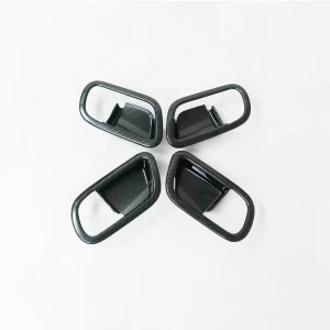 High Quality ABS carbon fiber For NIssan Patrol Armada Y62inner door Bowl protector frame cover interior Accessories