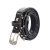 Import High quality adjustable PU belt fashion girl belt, leather woman belt with pin buckle from China