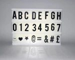 High Quality Advertsing LED sign board High Bright letter sign box with AAA Battery DIY Christmas letter sign board