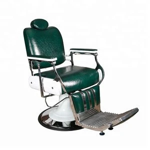 High quality ajustable armrest unique salon vintage leather barber chair