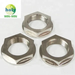 High Quality Chroming Coating Zinc Plated Carbon Steel Ss Steel CNC Machining for Hex Bolt and Flange Nut Screw Fastener